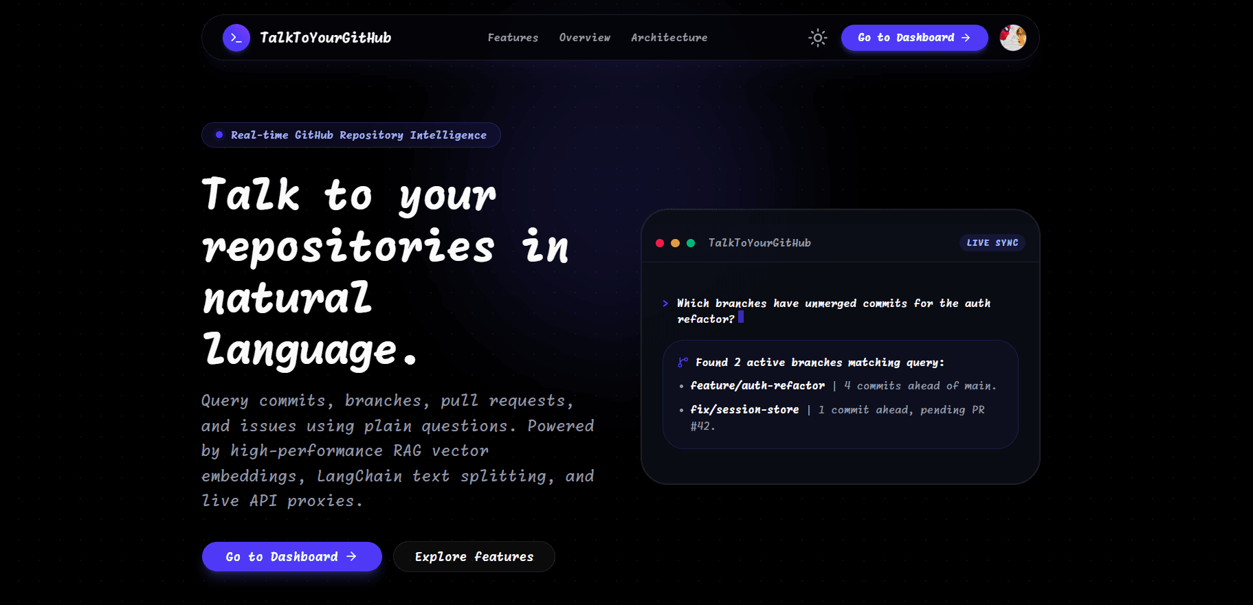 Talk To Your GitHub
